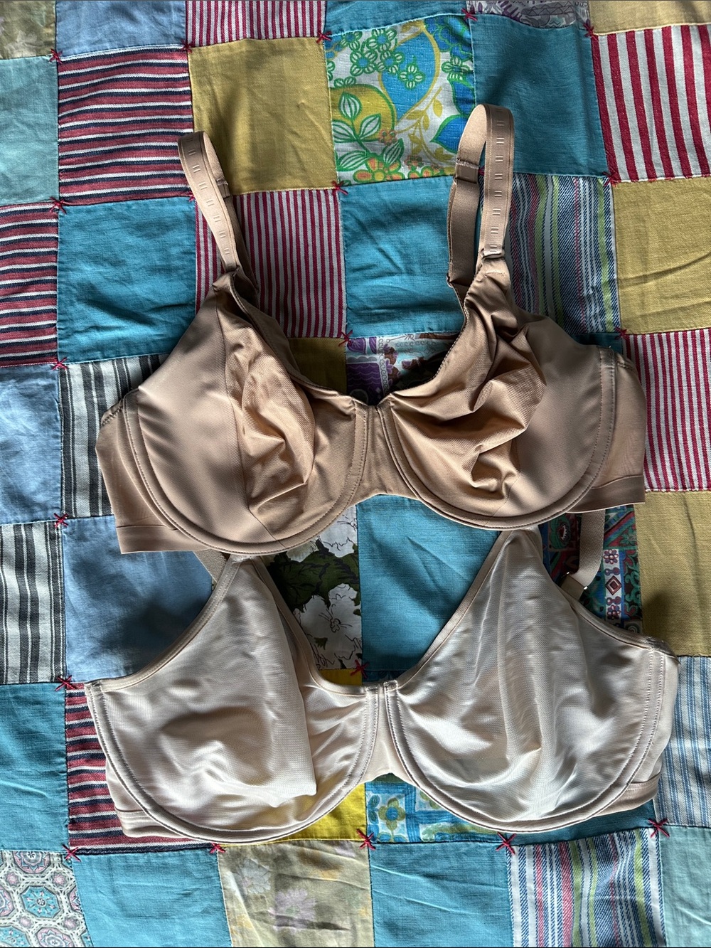 Bundle 2 Nude Supportive Underwire Bra - Wacoal & Soma